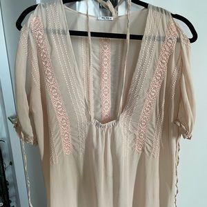 Vintage MIUMIU embroidered top